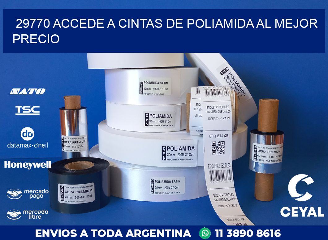 29770 ACCEDE A CINTAS DE POLIAMIDA AL MEJOR PRECIO