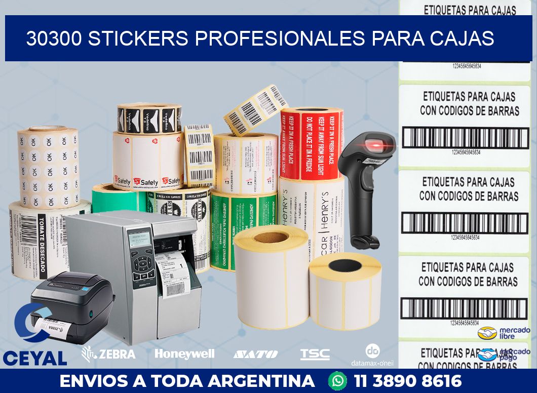 30300 STICKERS PROFESIONALES PARA CAJAS