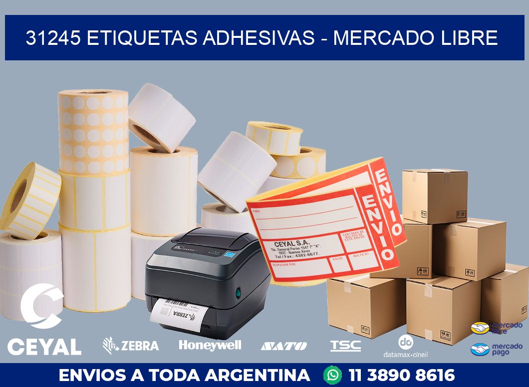 31245 ETIQUETAS ADHESIVAS - MERCADO LIBRE