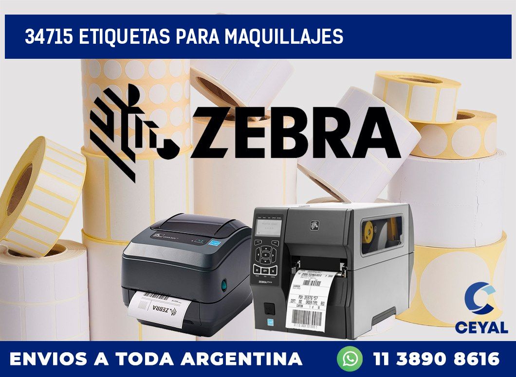 34715 ETIQUETAS PARA MAQUILLAJES