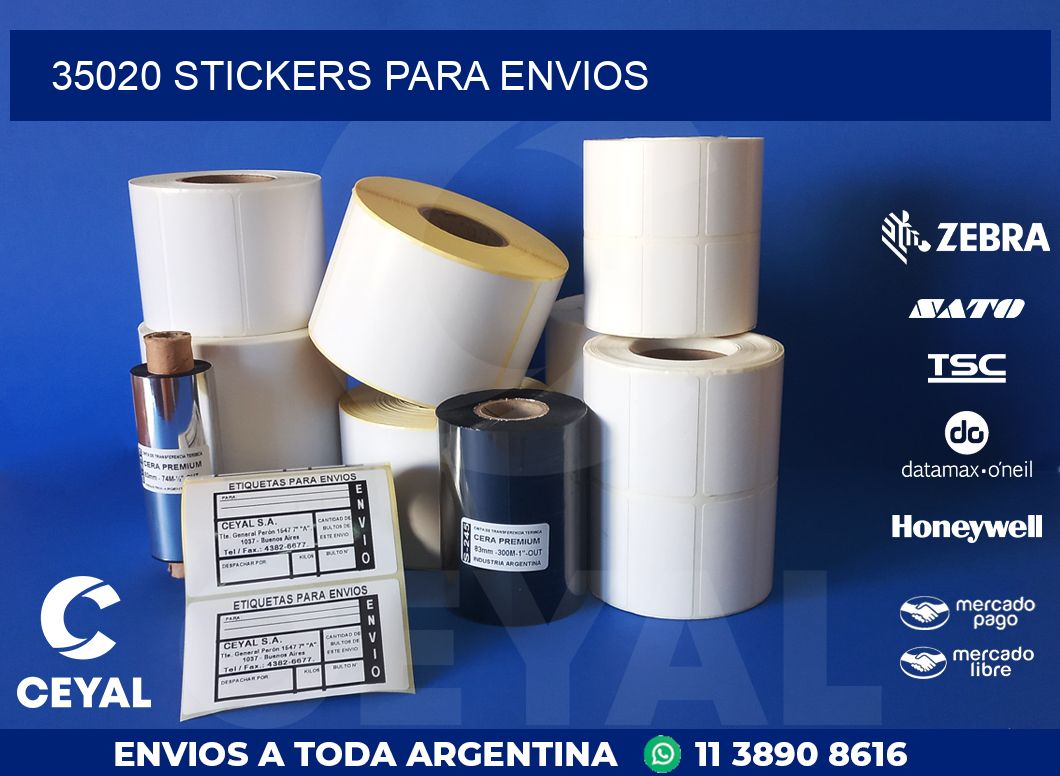 35020 STICKERS PARA ENVIOS