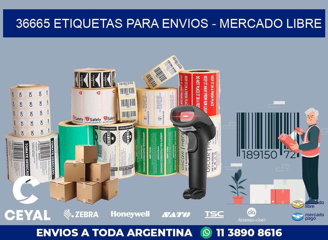 36665 ETIQUETAS PARA ENVIOS - MERCADO LIBRE