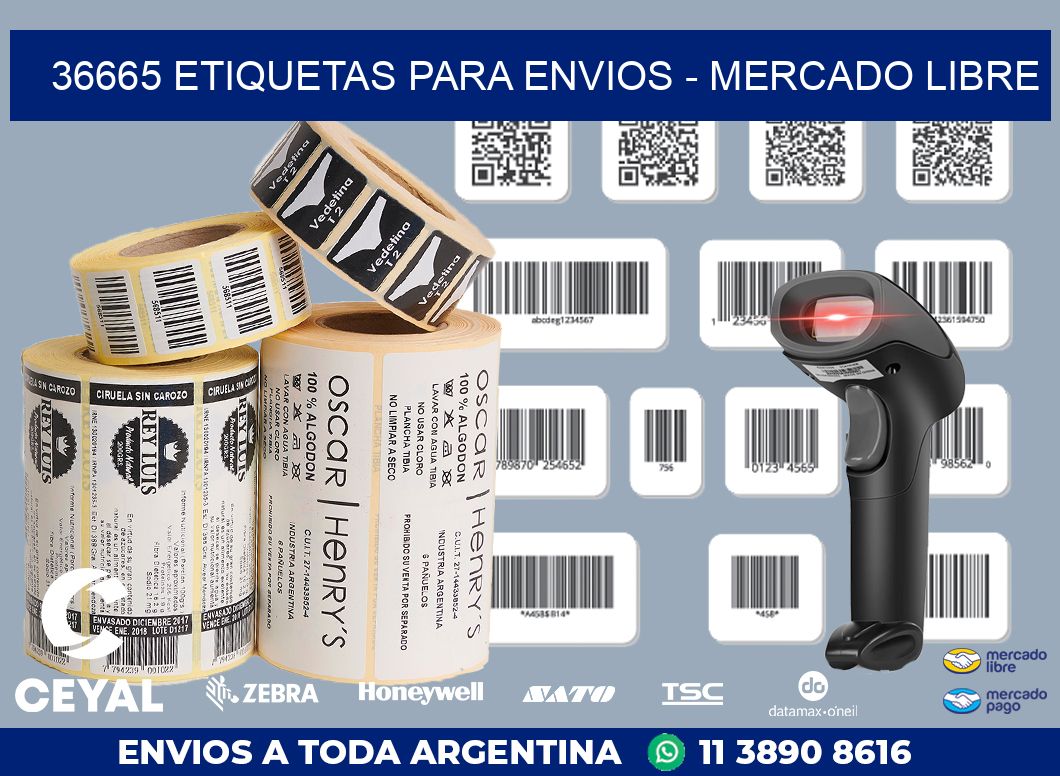 36665 ETIQUETAS PARA ENVIOS – MERCADO LIBRE
