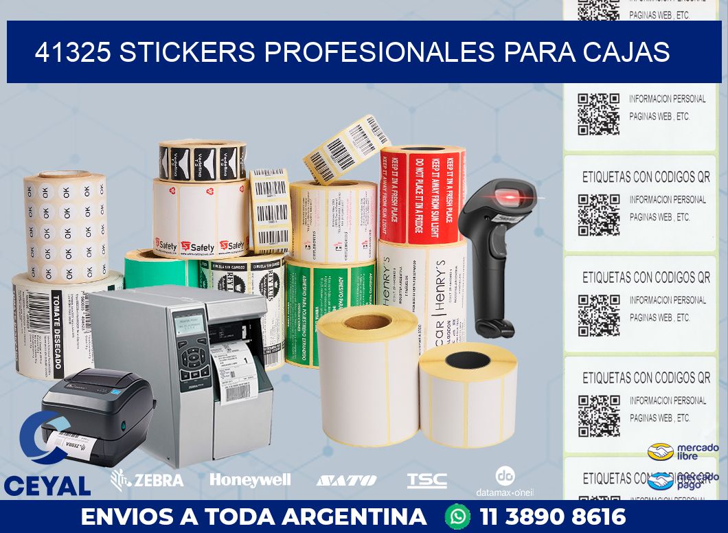 41325 STICKERS PROFESIONALES PARA CAJAS