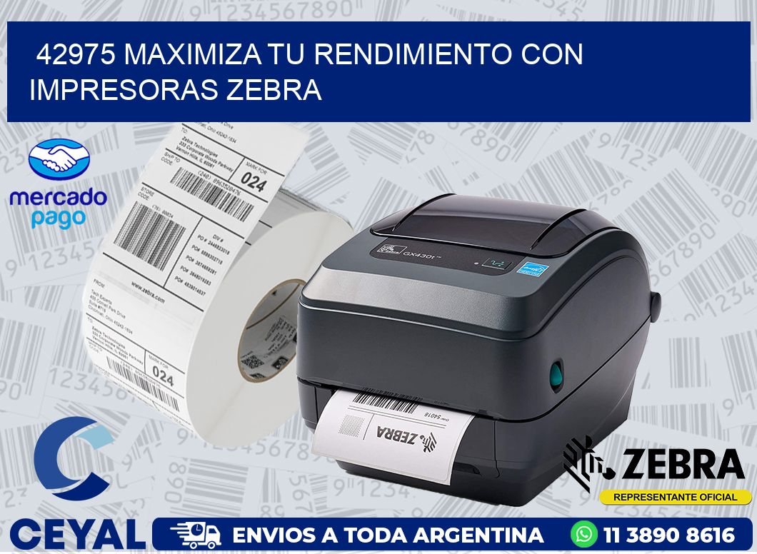 42975 MAXIMIZA TU RENDIMIENTO CON IMPRESORAS ZEBRA