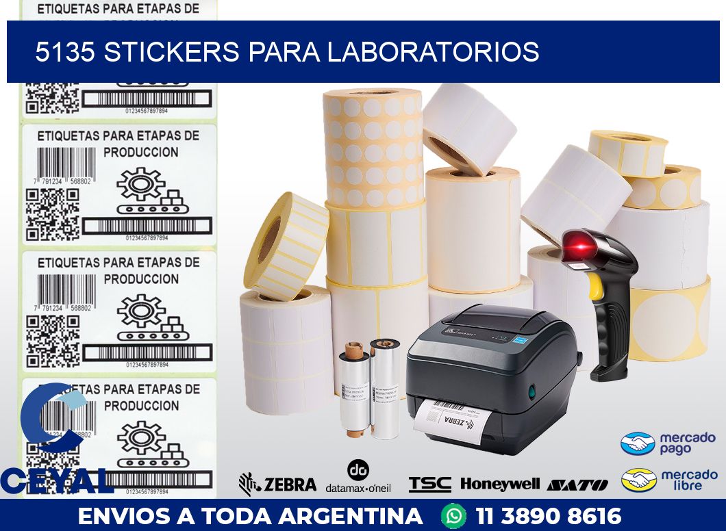 5135 STICKERS PARA LABORATORIOS
