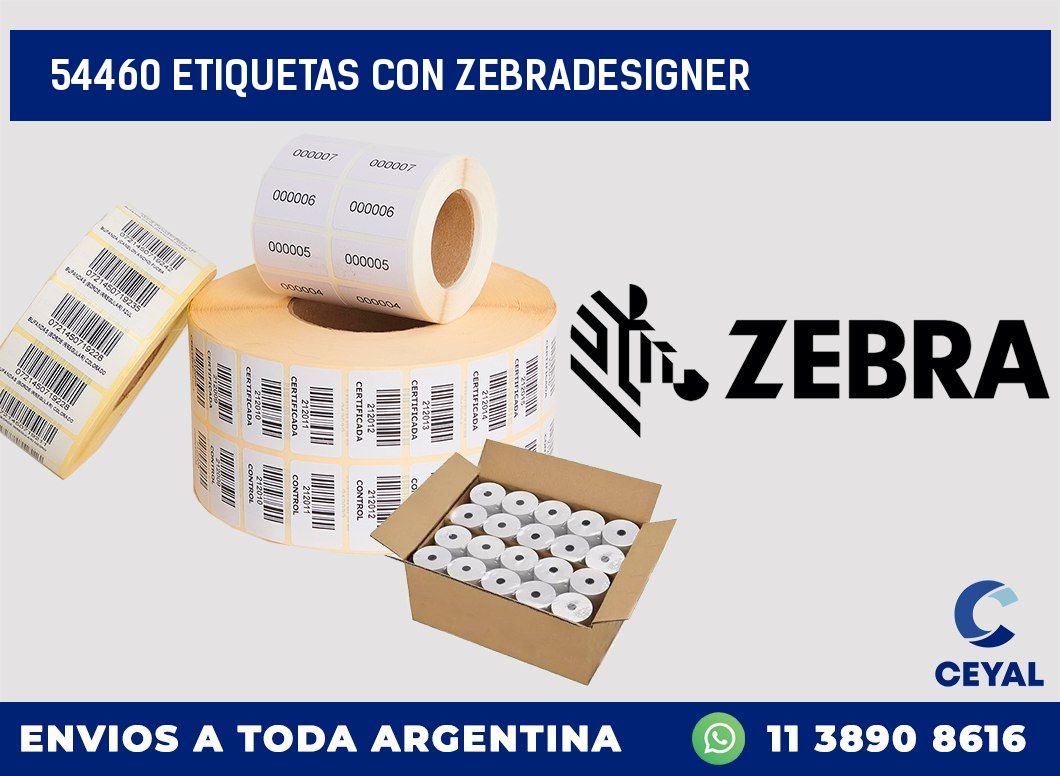 54460 ETIQUETAS CON ZEBRADESIGNER