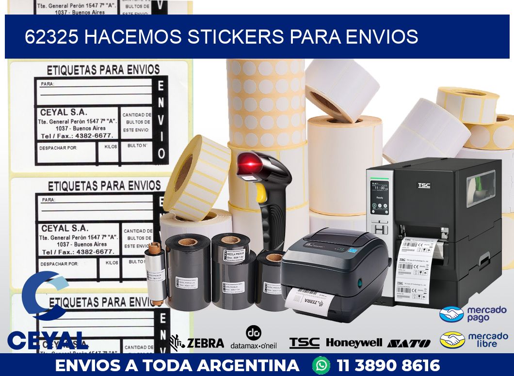62325 HACEMOS STICKERS PARA ENVIOS