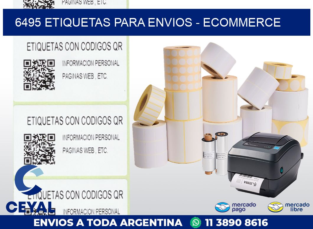 6495 ETIQUETAS PARA ENVIOS - ECOMMERCE
