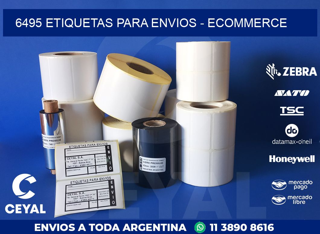 6495 ETIQUETAS PARA ENVIOS - ECOMMERCE