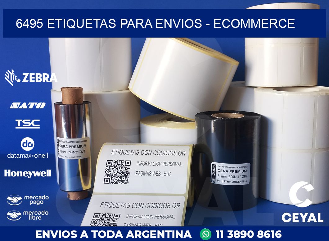 6495 ETIQUETAS PARA ENVIOS – ECOMMERCE
