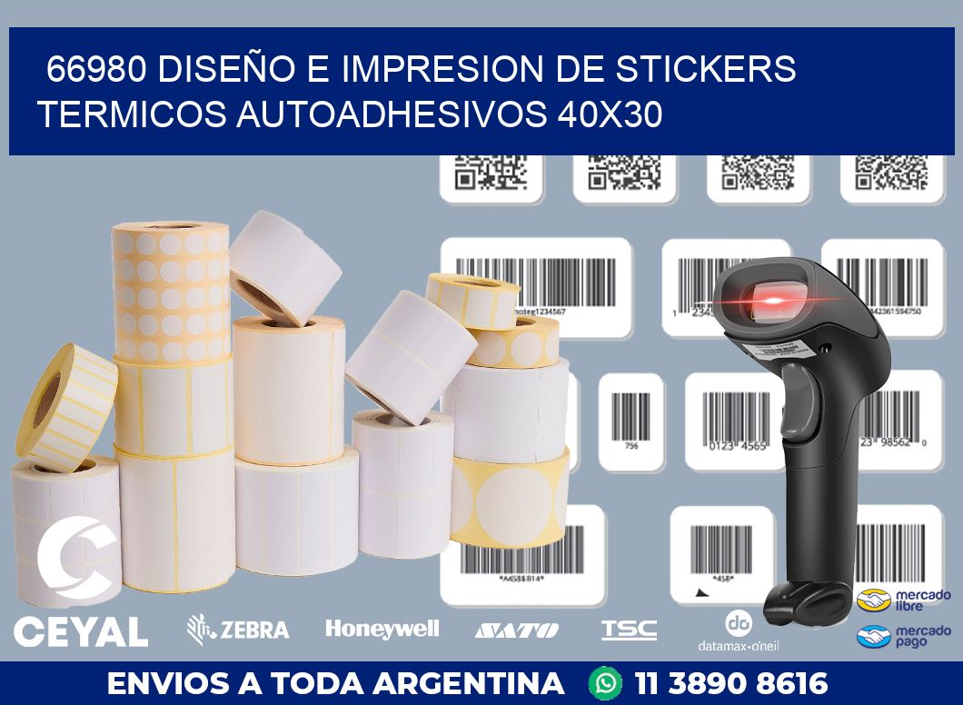 66980 DISEÑO E IMPRESION DE STICKERS TERMICOS AUTOADHESIVOS 40X30