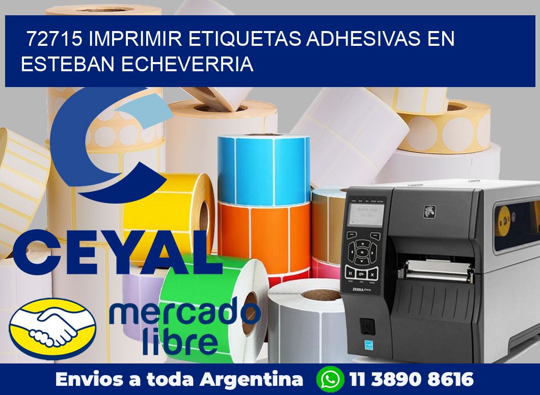 72715 IMPRIMIR ETIQUETAS ADHESIVAS EN ESTEBAN ECHEVERRIA