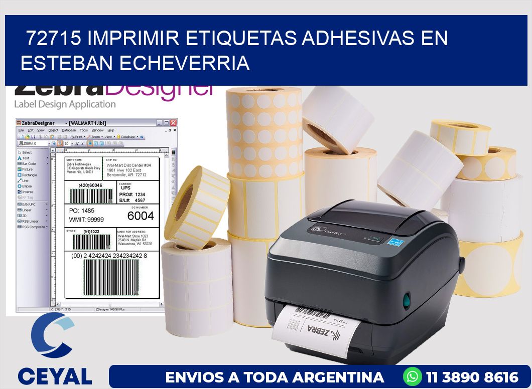 72715 IMPRIMIR ETIQUETAS ADHESIVAS EN ESTEBAN ECHEVERRIA
