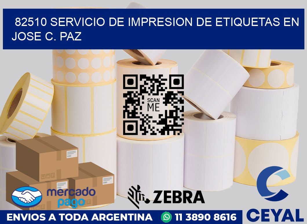 82510 SERVICIO DE IMPRESION DE ETIQUETAS EN JOSE C. PAZ