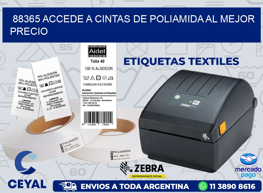 88365 ACCEDE A CINTAS DE POLIAMIDA AL MEJOR PRECIO