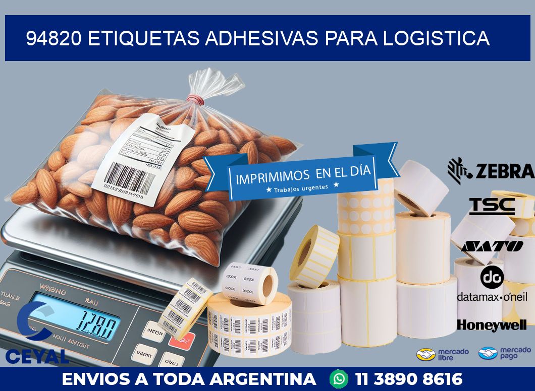 94820 ETIQUETAS ADHESIVAS PARA LOGISTICA