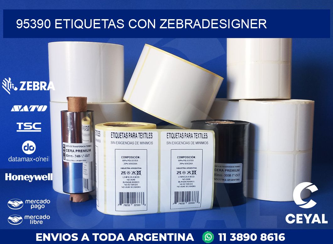 95390 ETIQUETAS CON ZEBRADESIGNER