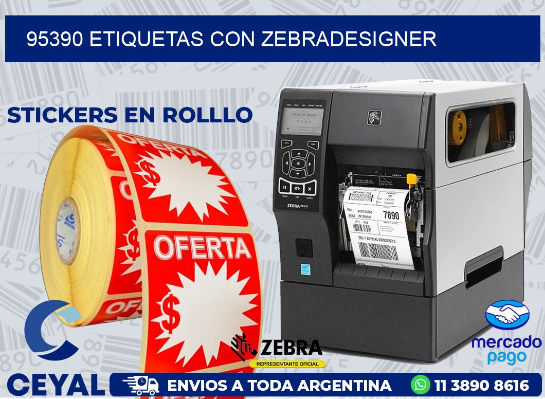 95390 ETIQUETAS CON ZEBRADESIGNER