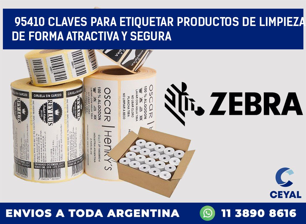 95410 CLAVES PARA ETIQUETAR PRODUCTOS DE LIMPIEZA DE FORMA ATRACTIVA Y SEGURA