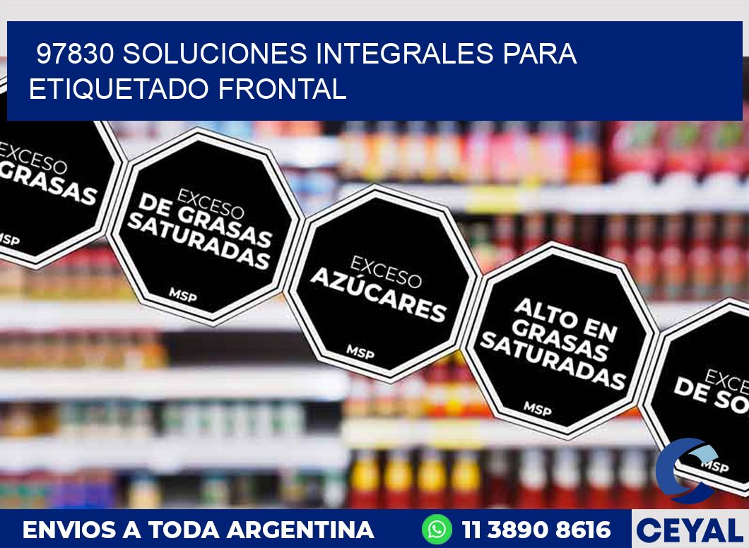 97830 SOLUCIONES INTEGRALES PARA ETIQUETADO FRONTAL