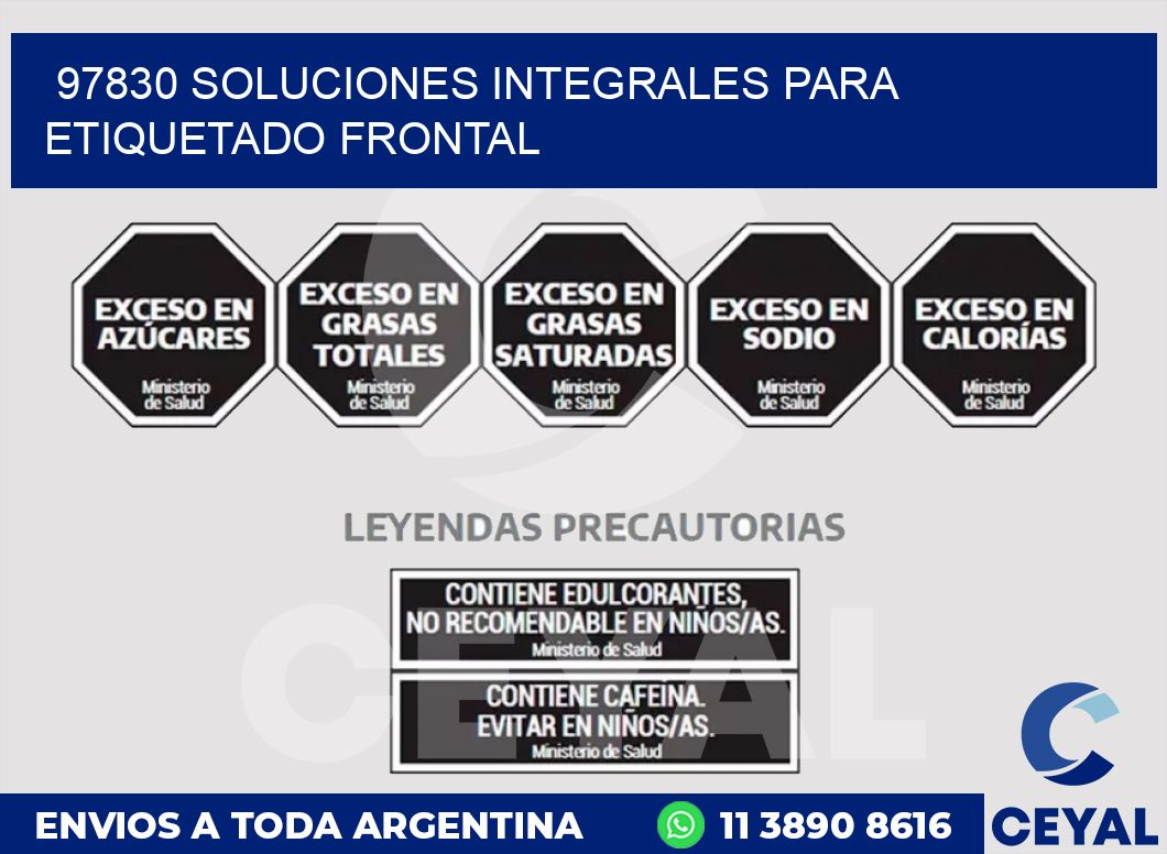 97830 SOLUCIONES INTEGRALES PARA ETIQUETADO FRONTAL