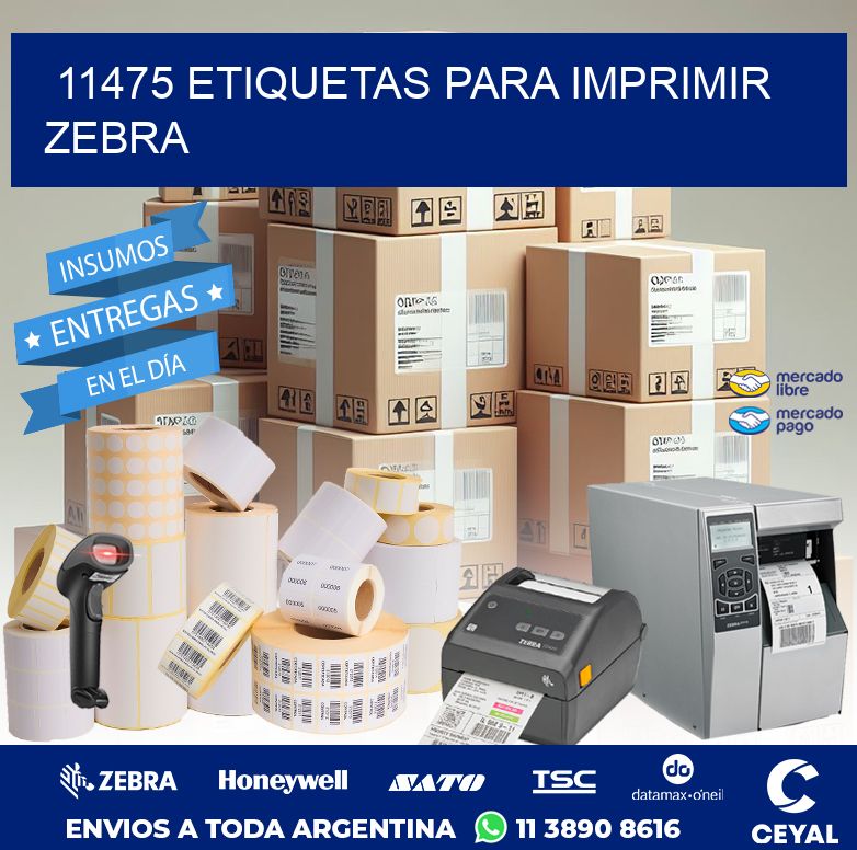 11475 ETIQUETAS PARA IMPRIMIR ZEBRA