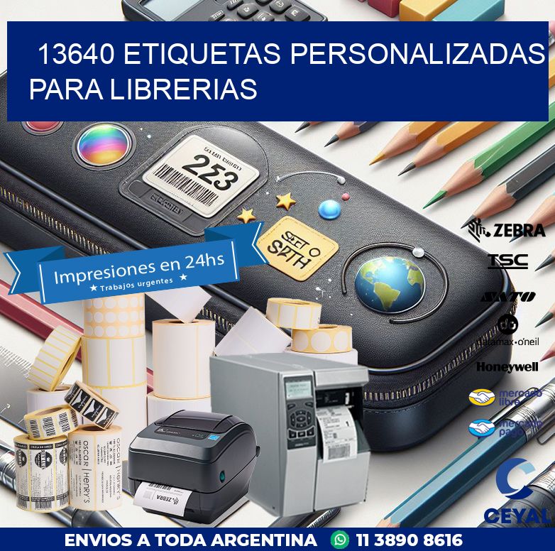13640 ETIQUETAS PERSONALIZADAS PARA LIBRERIAS