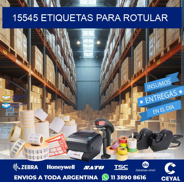 15545 ETIQUETAS PARA ROTULAR