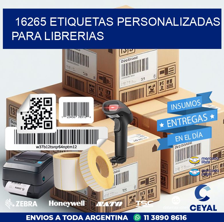 16265 ETIQUETAS PERSONALIZADAS PARA LIBRERIAS