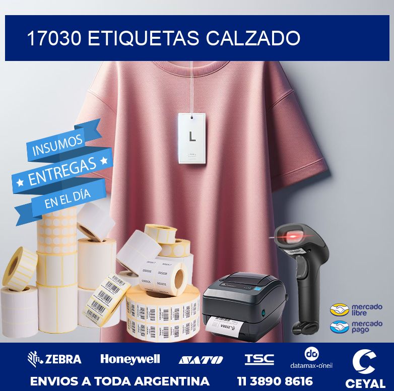 17030 ETIQUETAS CALZADO