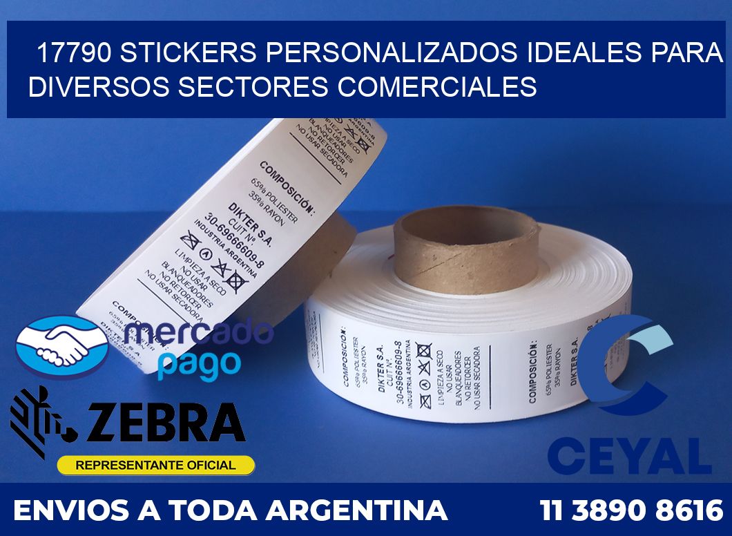 17790 STICKERS PERSONALIZADOS IDEALES PARA DIVERSOS SECTORES COMERCIALES
