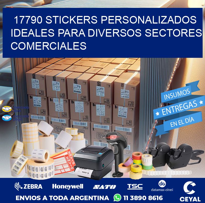 17790 STICKERS PERSONALIZADOS IDEALES PARA DIVERSOS SECTORES COMERCIALES
