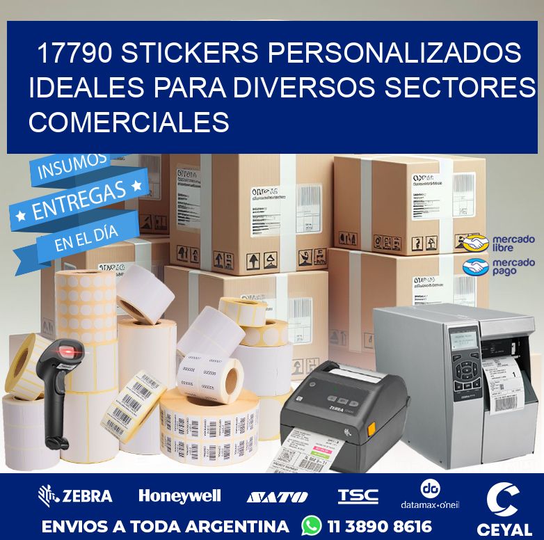 17790 STICKERS PERSONALIZADOS IDEALES PARA DIVERSOS SECTORES COMERCIALES