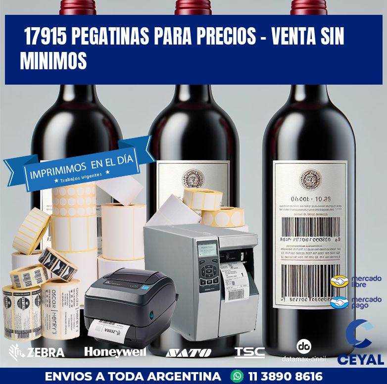 17915 PEGATINAS PARA PRECIOS - VENTA SIN MINIMOS