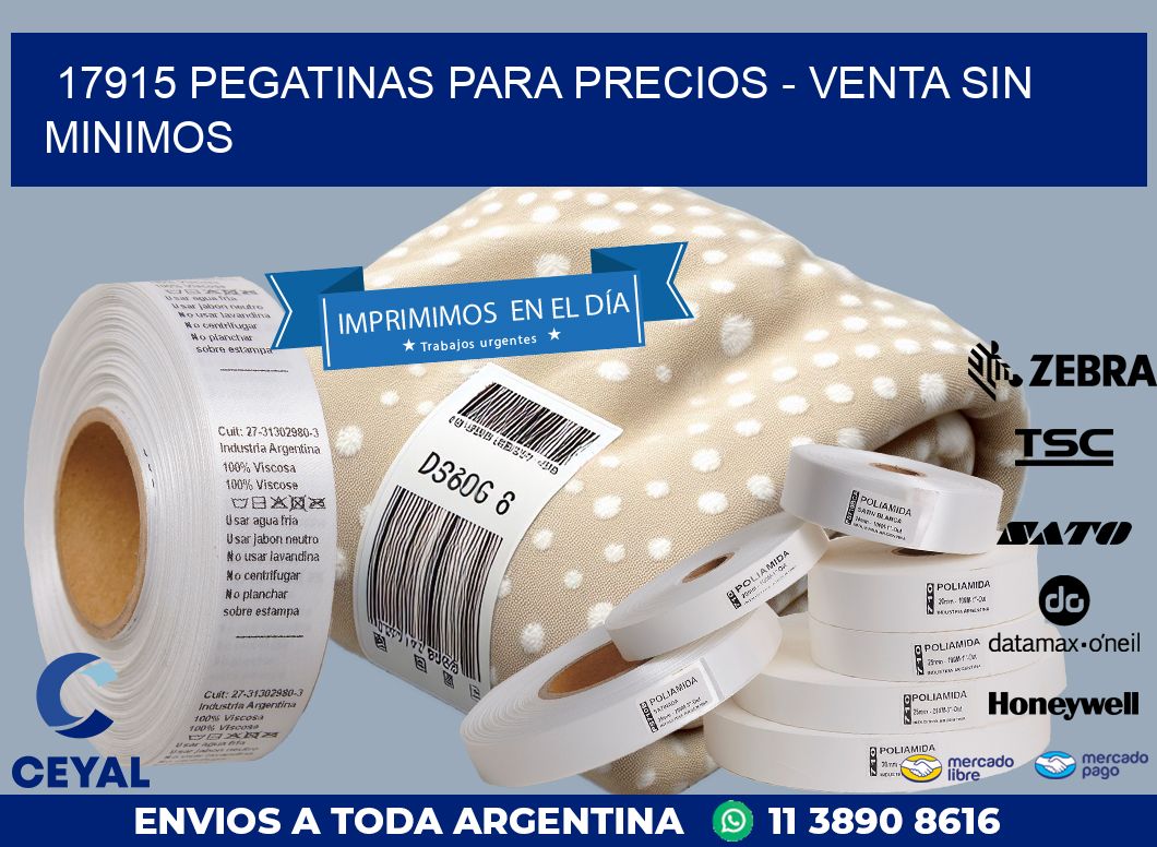 17915 PEGATINAS PARA PRECIOS – VENTA SIN MINIMOS