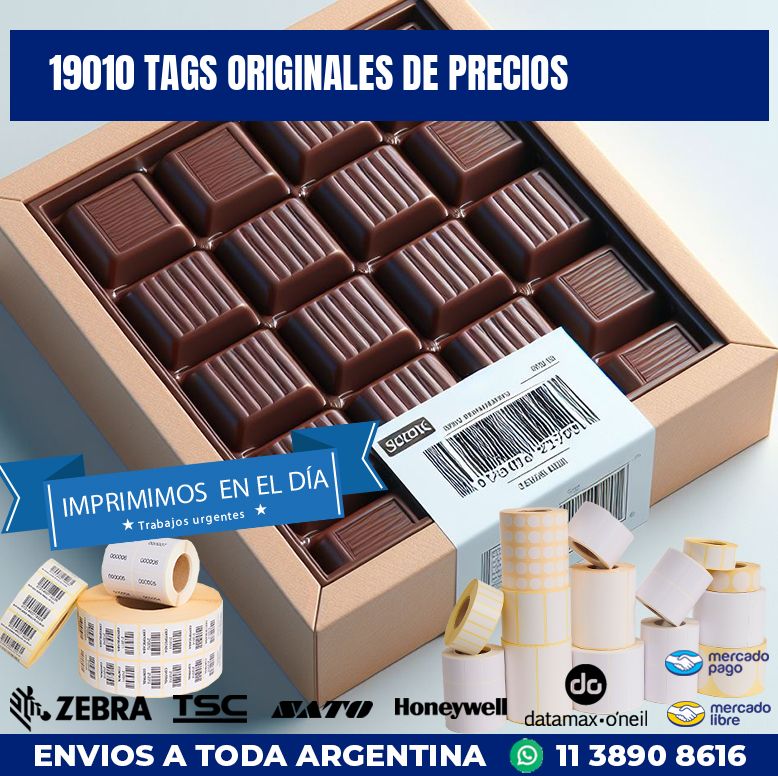 19010 TAGS ORIGINALES DE PRECIOS