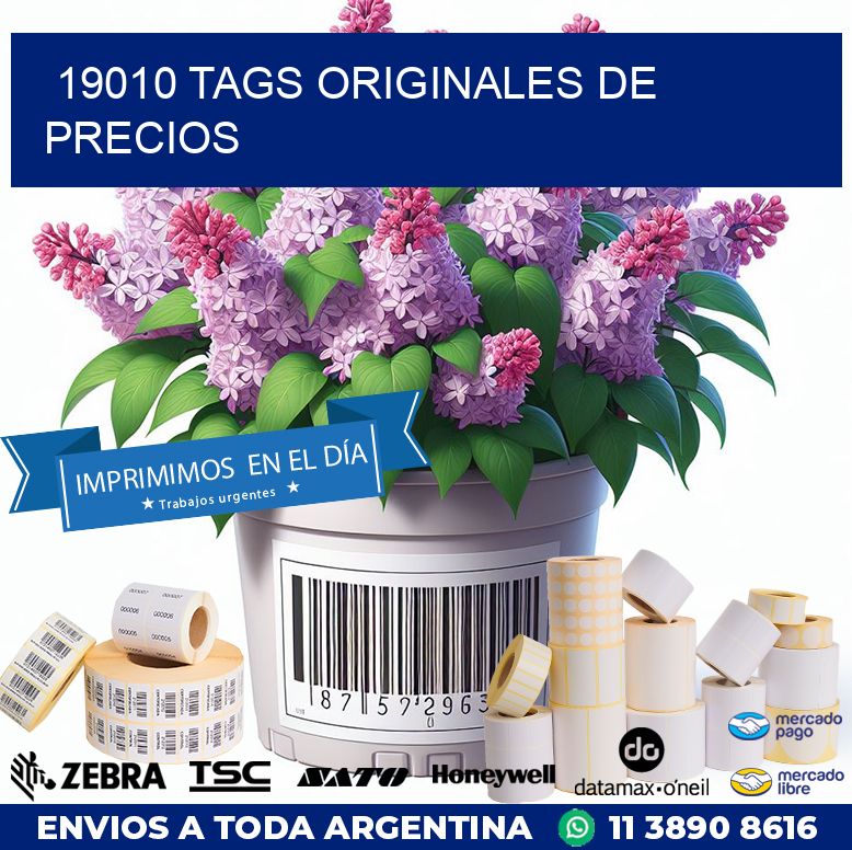 19010 TAGS ORIGINALES DE PRECIOS