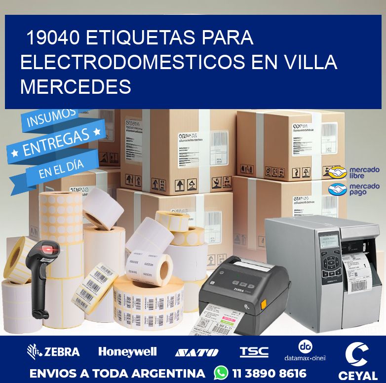 19040 ETIQUETAS PARA ELECTRODOMESTICOS EN VILLA MERCEDES