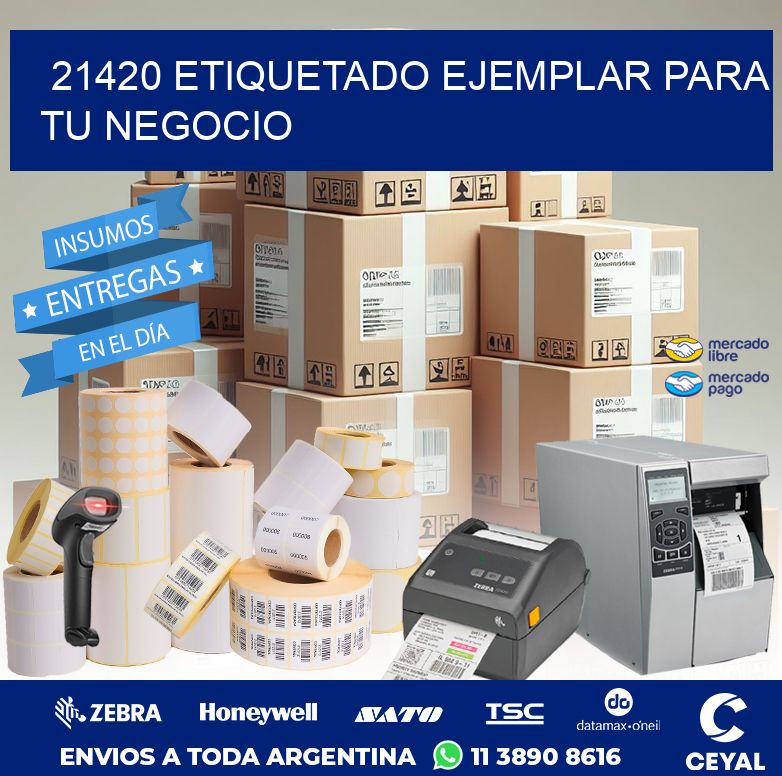 21420 ETIQUETADO EJEMPLAR PARA TU NEGOCIO