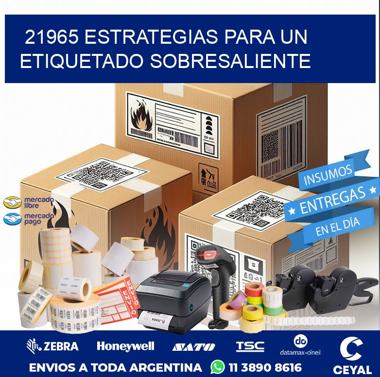 21965 ESTRATEGIAS PARA UN ETIQUETADO SOBRESALIENTE