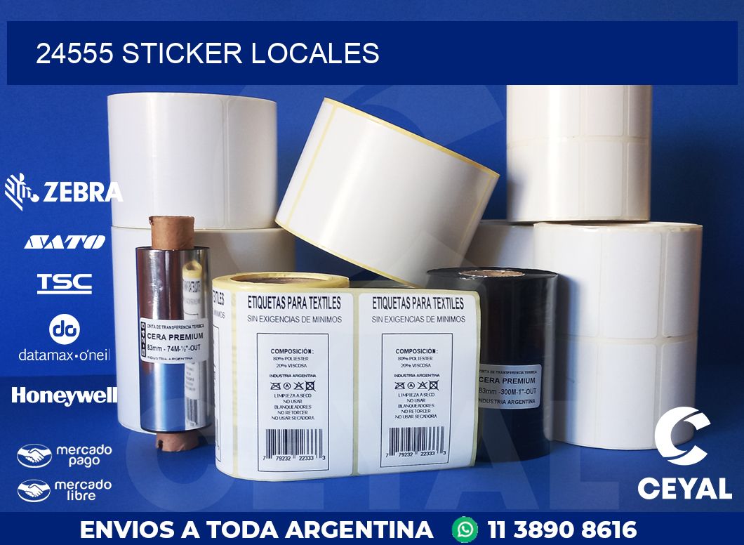 24555 STICKER LOCALES