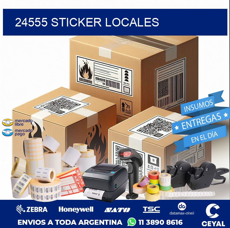 24555 STICKER LOCALES