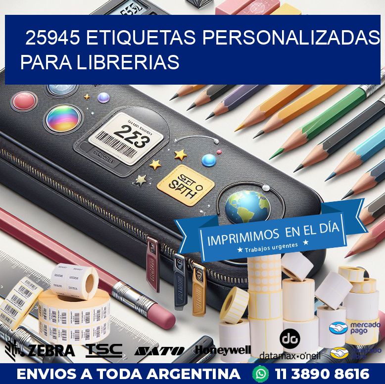 25945 ETIQUETAS PERSONALIZADAS PARA LIBRERIAS