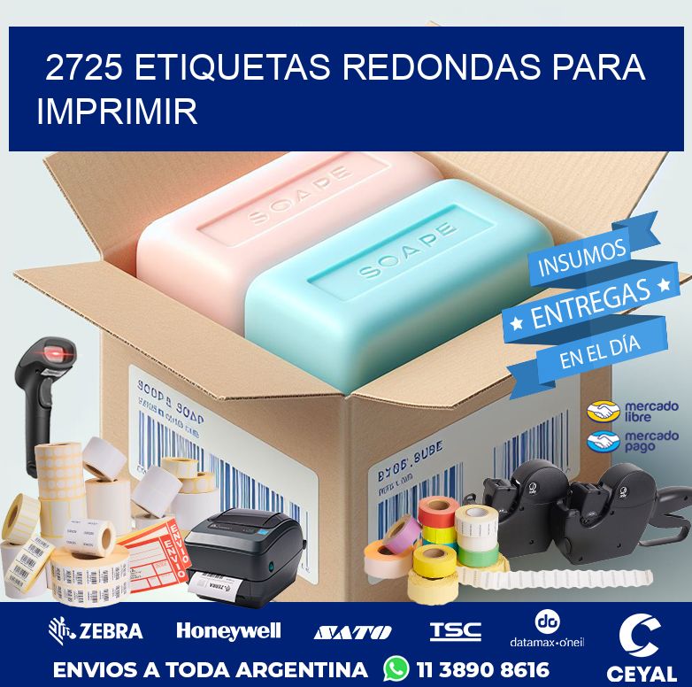 2725 ETIQUETAS REDONDAS PARA IMPRIMIR