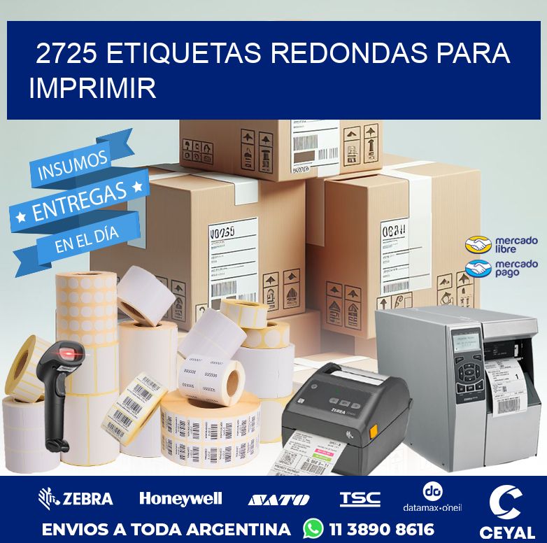 2725 ETIQUETAS REDONDAS PARA IMPRIMIR
