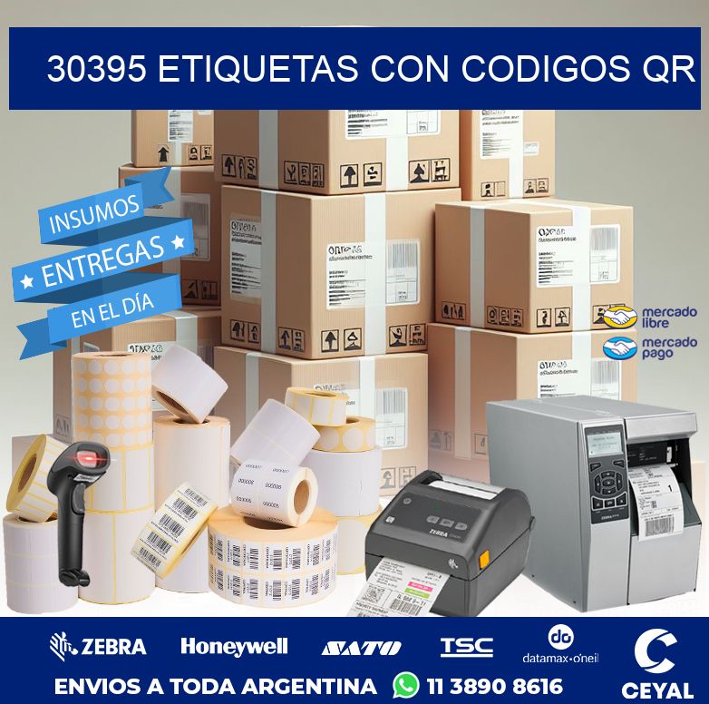 30395 ETIQUETAS CON CODIGOS QR