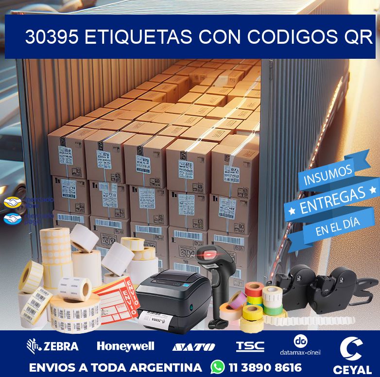 30395 ETIQUETAS CON CODIGOS QR