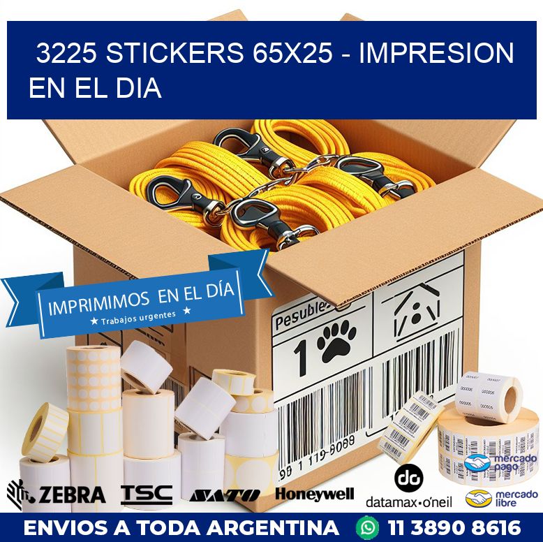 3225 STICKERS 65×25 – IMPRESION EN EL DIA