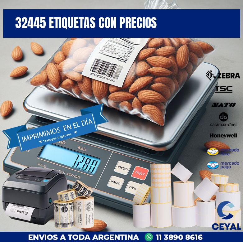 32445 ETIQUETAS CON PRECIOS
